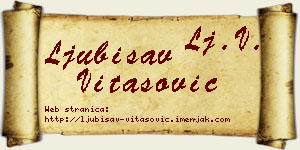 Ljubisav Vitasović vizit kartica